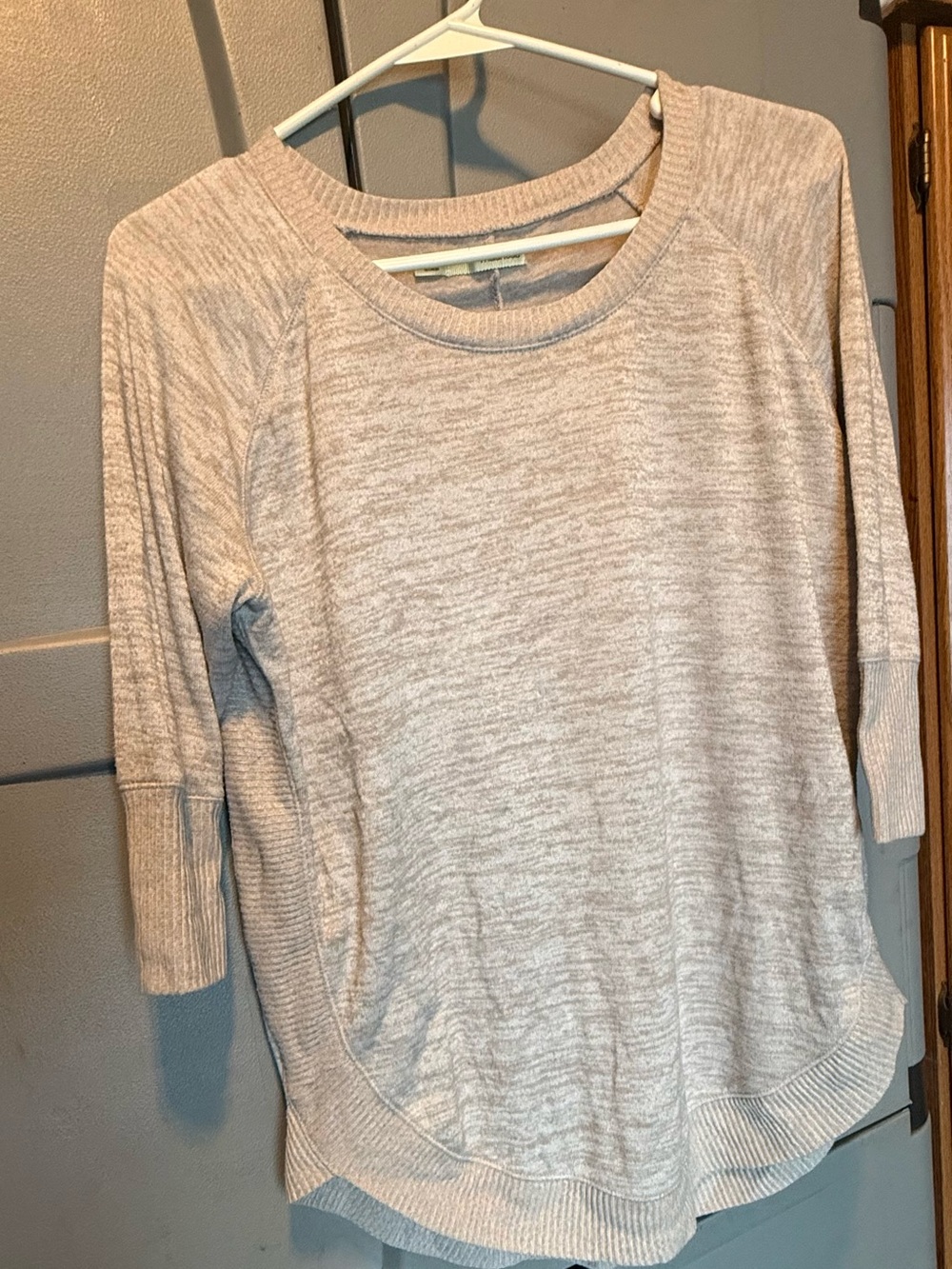 Maurices Light Beige Crewneck Sweater